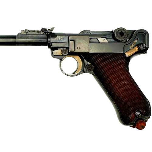 WW1 German 1917-1920 DWM P.08 Artillery Luger Caliber 9mm Pistol (Original) - Image 4