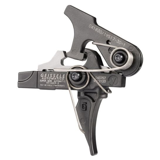 Geissele SSA X Trigger w/Lightning Bow Two-Stage, Black