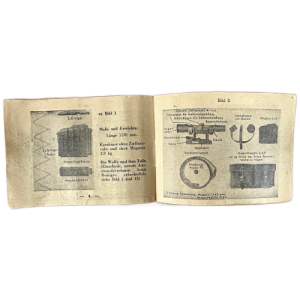 Alternative view of WW2 Original Very Rare German K43 Rifle Butt Stock field Manual (Original)