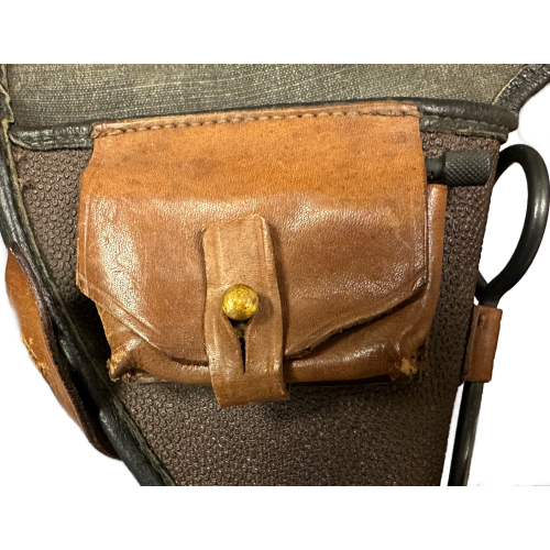 WW2 1940 Russian M1895 Nagant ZHO Revolver with Holster Rig (Original) - Image 6