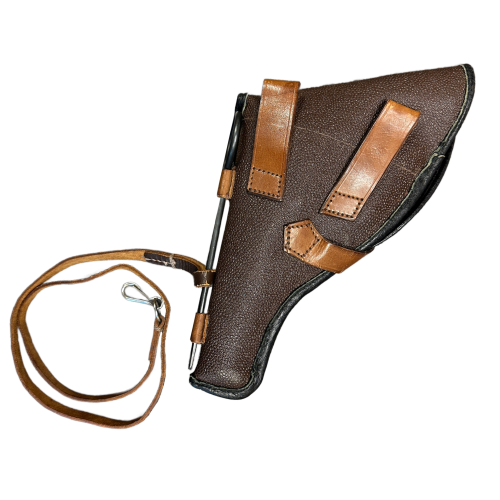WW2 1940 Russian M1895 Nagant ZHO Revolver with Holster Rig (Original) - Image 5
