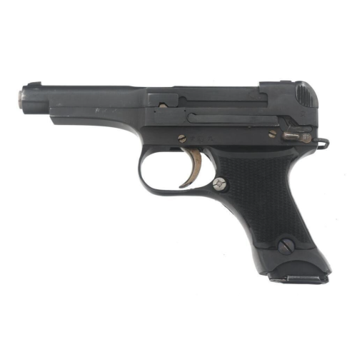 WW2 Imperial Japanese 1943 Nagoya Type 94 Matching 8mm Nambu Pistol With Holster & 2 Matching Magazines (Original) - Image 3