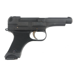 Alternative view of WW2 Imperial Japanese 1943 Nagoya Type 94 Matching 8mm Nambu Pistol With Holster & 2 Matching Magazines (Original)