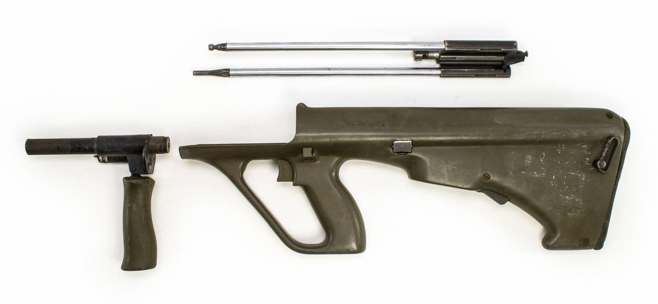 Original Malaysian Steyr AUG 5.56x45 Kit RH Bullpup Rifle Parts Kit w/ Cleaning Kit, Trigger Pack - Surplus - Good Condition - Image 2
