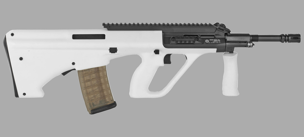 Steyr Arms AUG A3 M1 5.56mm, 16" Barrel, Black Rec, White Bullpup Stock, 30rd
